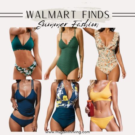 Pool days, beach trips, and lake vacations. Whatever your preferred form of water-centric recreation, get yourself a swimsuit to rock that will steal the show. 

#walmartpartner #walmartfashion @walmartfashion

#LTKfindsunder50 #LTKswim