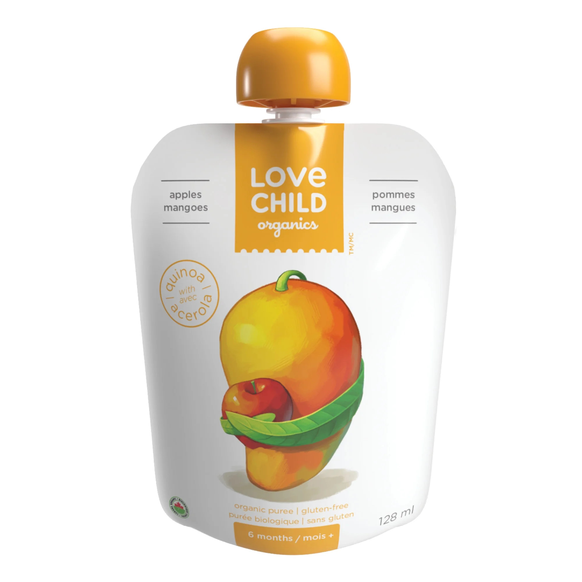 Love Child Organics Superblends Apple + Mangoes Puree 128ml Pouch, LoveChildOrganc AppleMangoPure | Walmart (CA)