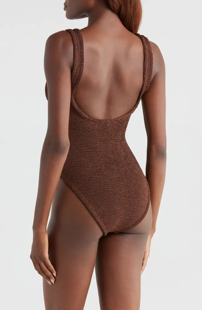 Celine Seersucker One-Piece Swimsuit | Nordstrom