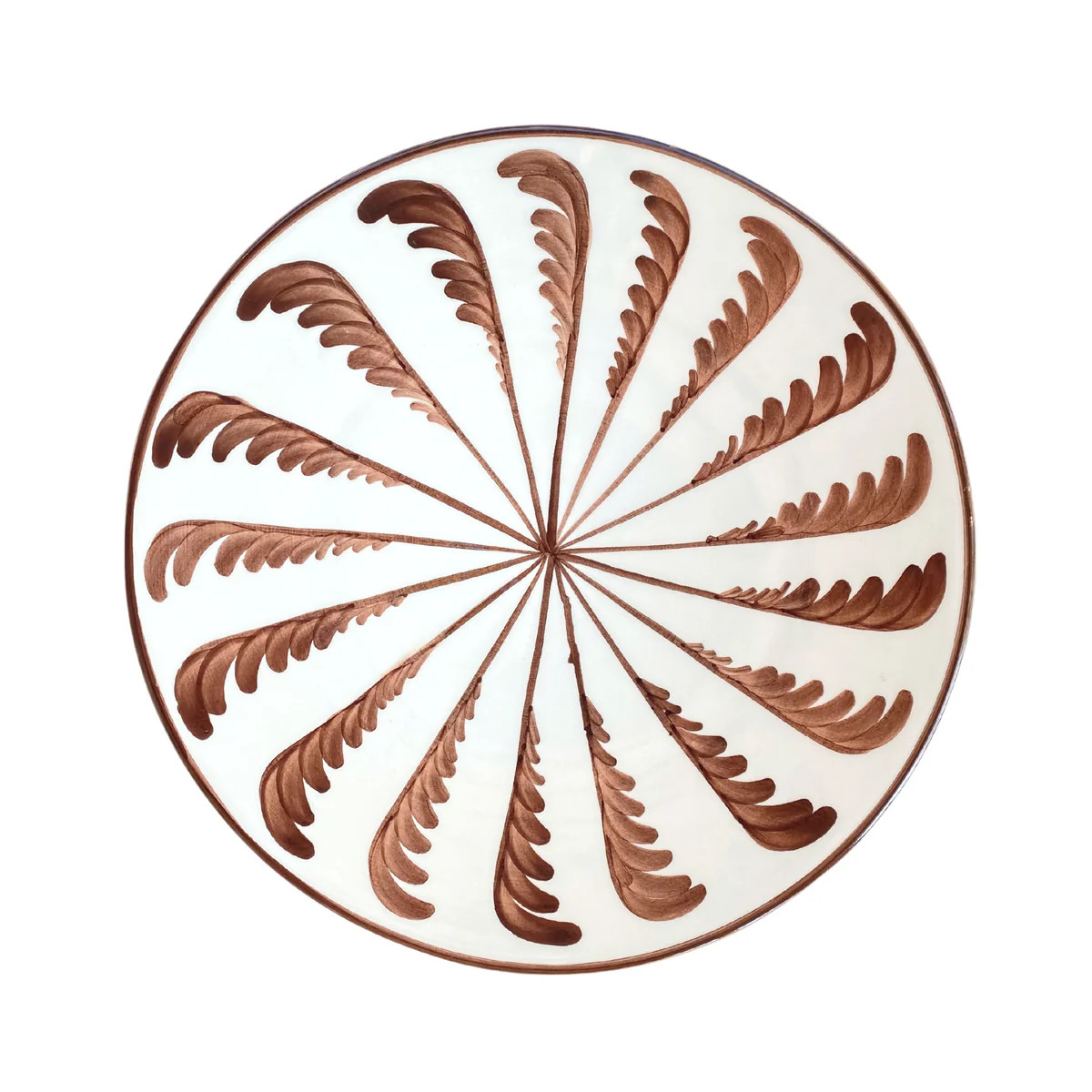 Papaya Dinner Plate, Brown | Hammett