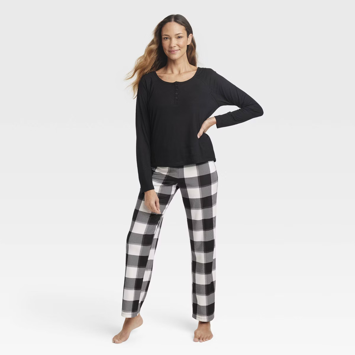 Women's Henley Gift Pajama Set - Stars Above™ | Target