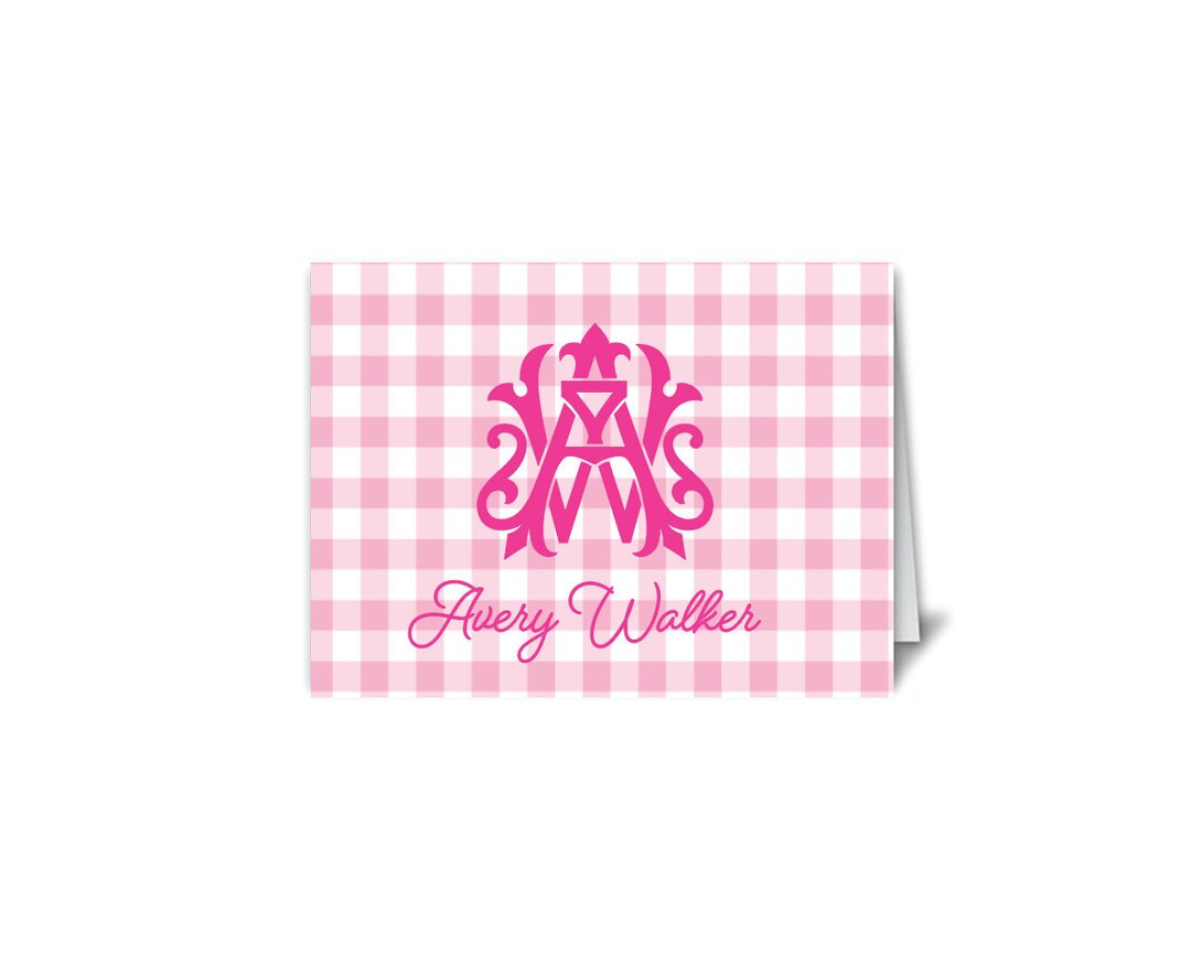 Vintage Monogram Stationery Custom Monogram Stationery - Etsy | Etsy (US)