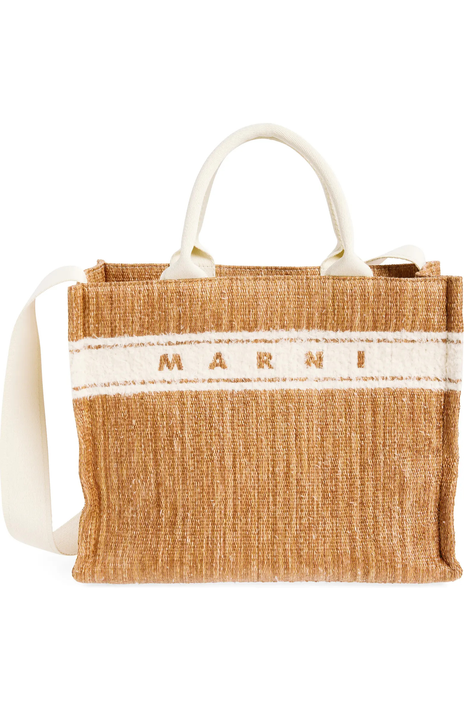 Marni Small Tropicalia Woven Faux Raffia Tote | Nordstrom | Nordstrom