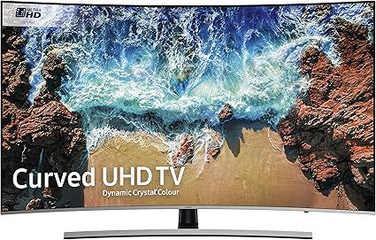 Samsung 55NU8500 55-Inch Curved Dynamic Crystal Colour Ultra HD Smart 4K TV - Slate Black/Eclipse... | Amazon (UK)