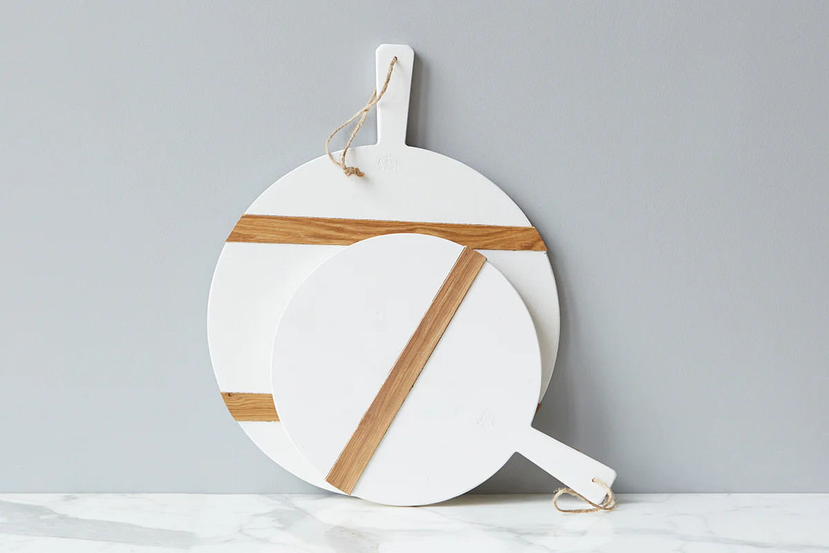 White Round Mod Charcuterie Board | etúHOME