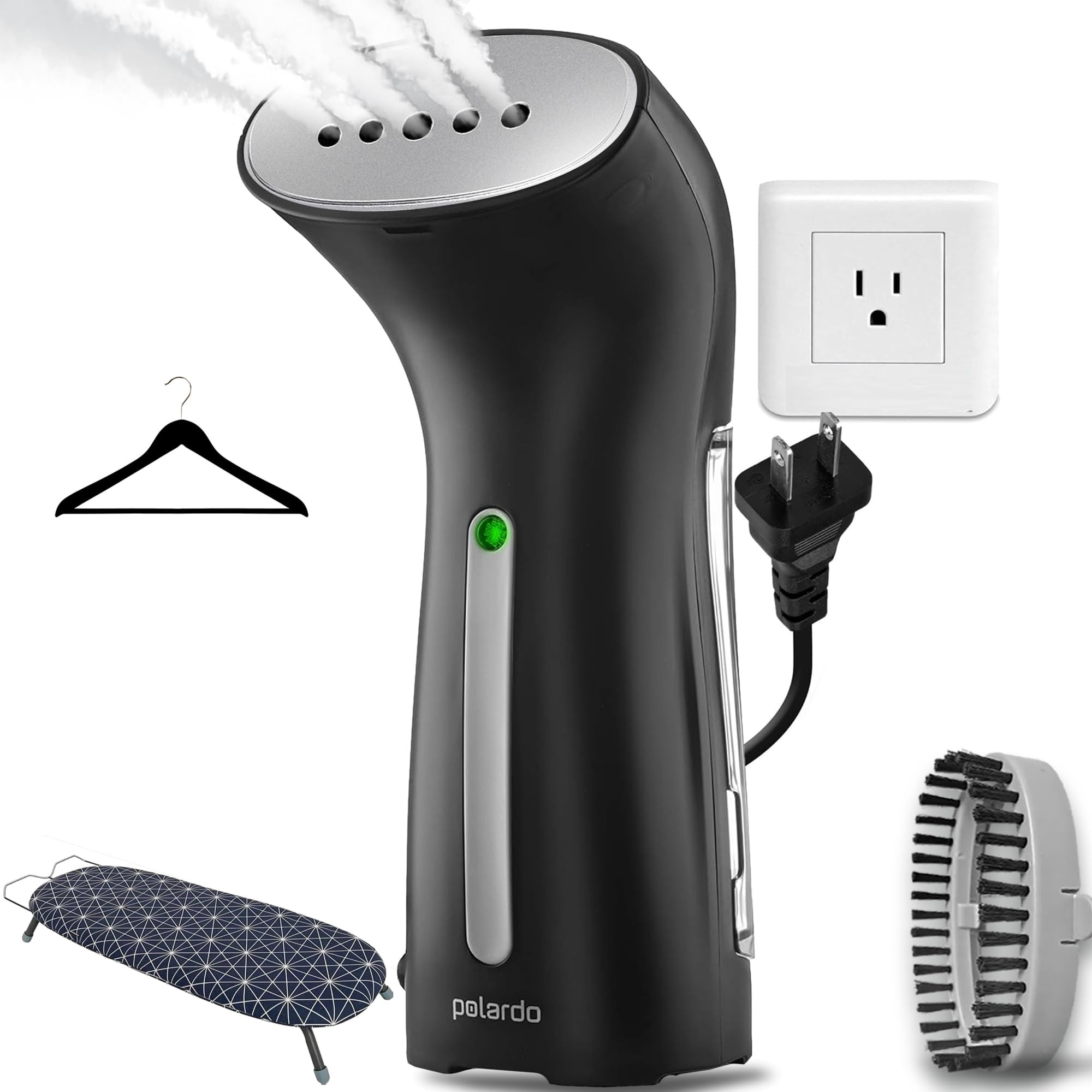Travel Size Compact Travel Garment Steamer for Clothes to Go and Home Safe for Any Fabrics - Port... | Amazon (US)