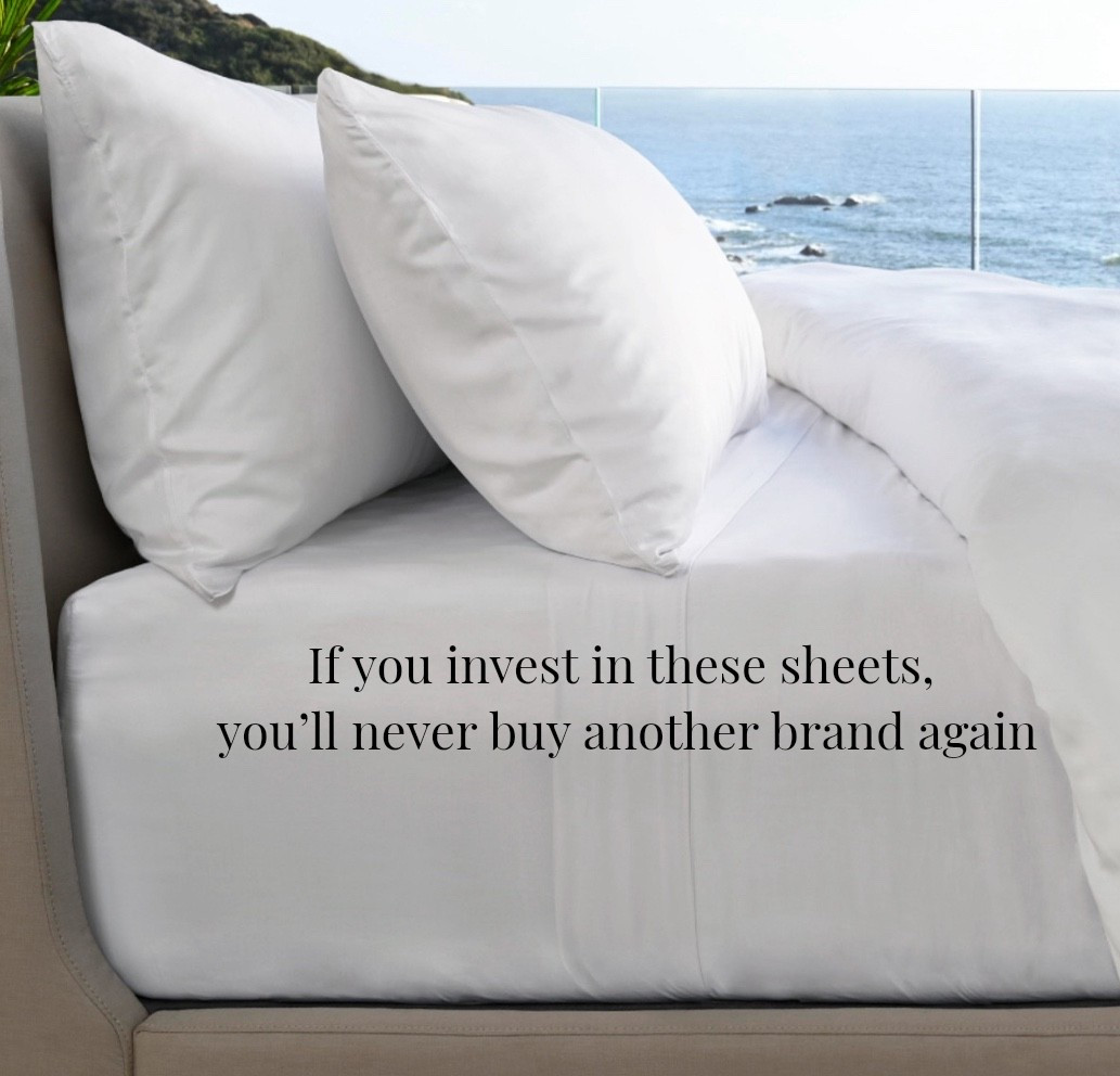 Andrew and I received our first set of these sheets as a wedding gift in 2014! I just purchased us a new set for Christmas 2025. Are they an investment, yes. Worth every penny!
:
We have a king bed; however, the mattress is super “cushy” so I sized up to a Cali King. They fit perfectly. 
:
If you’re a hot sleeper, these are wonderful. 

#LTKdayinmylife #LTKstorytime #LTKHome