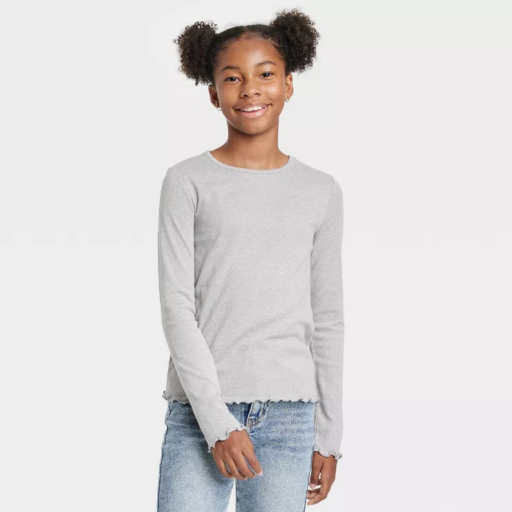 Girls' Long Sleeve T-Shirt - art class™ | Target