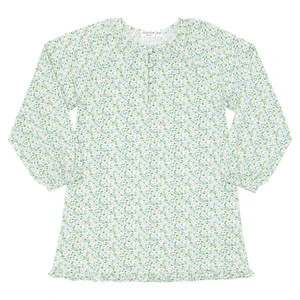 girls sea marsh floral pima lounge dress | minnow