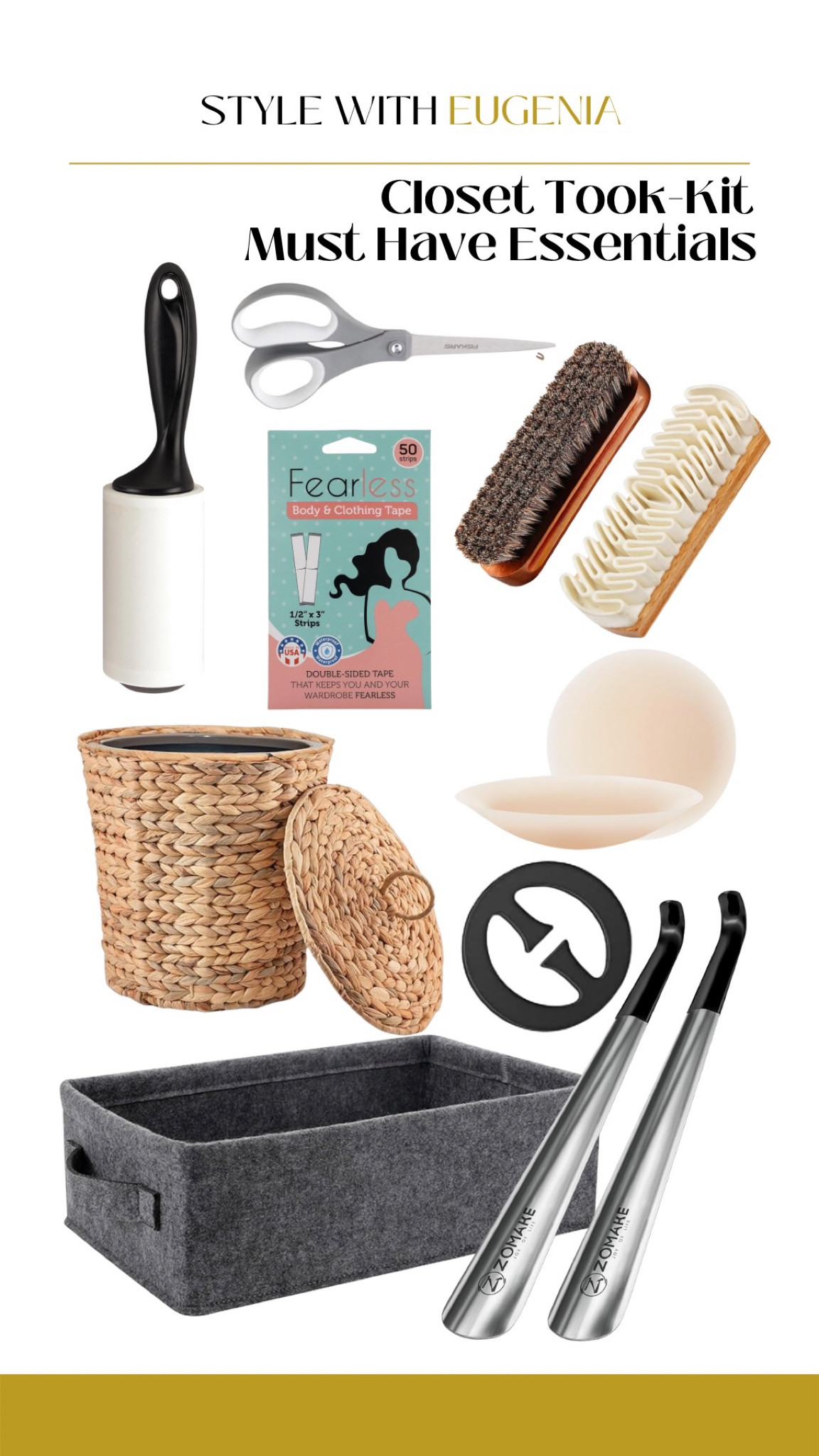 Every woman needs this kit their closet! These are my essentials, and I take them to every consult.:-) 

#LTKStyleTip #LTKTravel #LTKHome