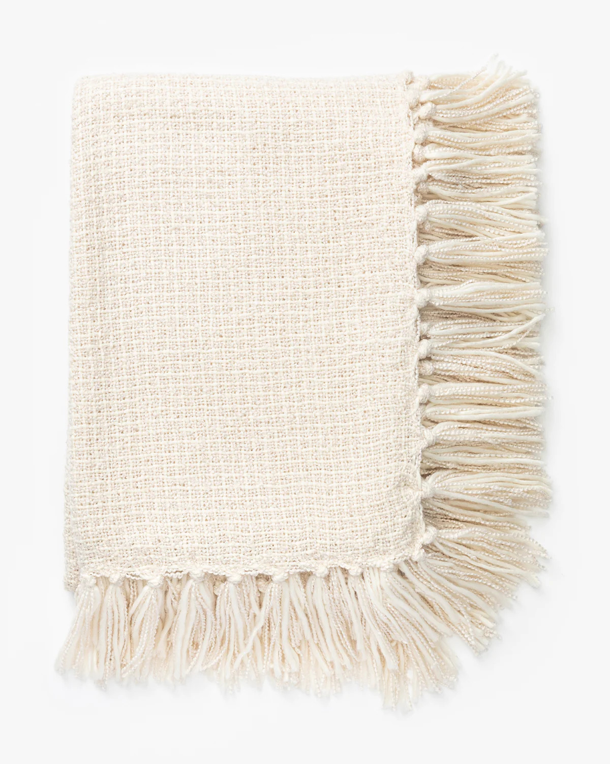 Lorenzo Cream Grid Throw | McGee & Co. (US)