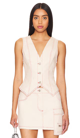 Tyler Vest in Bone | Revolve Clothing (Global)