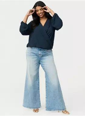 Baggy High-Rise Wide Leg Jean | Torrid (US & Canada)