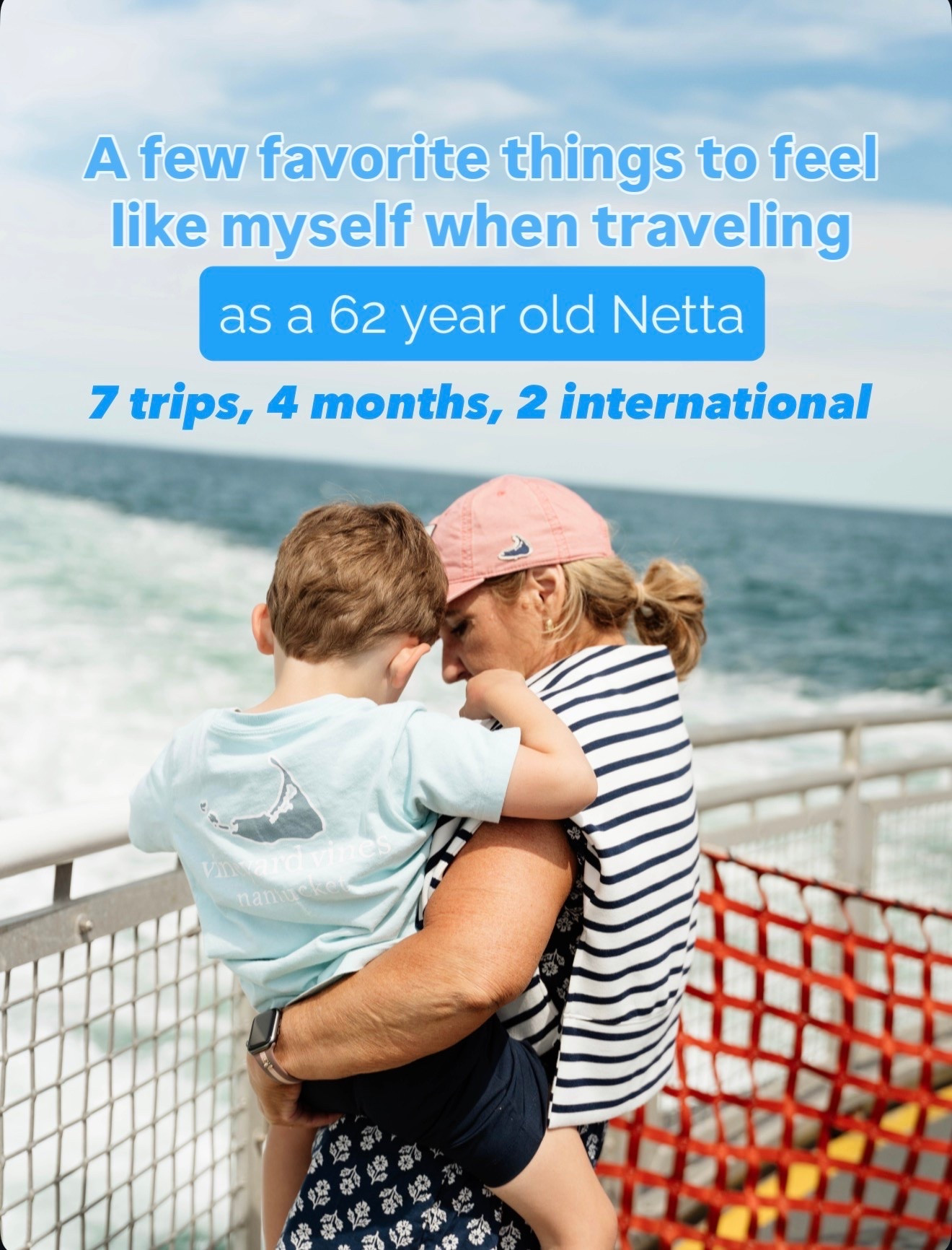 A comfy but cute travel outfit 
Athleisure to keep up with grandkids 
No wrinkle pants 
Layers…trench coat med petite sweater medium 
Jewelry..:I love putting a bracelet stack together to go with my travel capsules 
20% off Allie & Bess code NANETTE20
Beauty essentials 
And a few more of my my vacation looks

#LTKOver40 #LTKTravel #LTKootd