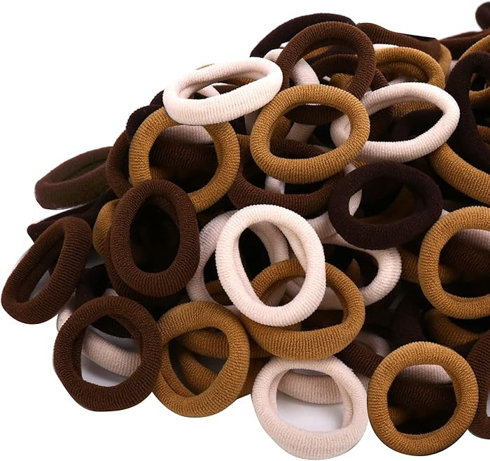 Qarwayoc Mini Hair Ties for Girls, Toddlers and Infants - Tiny No Damage Ponytail Holders and Ban... | Amazon (US)