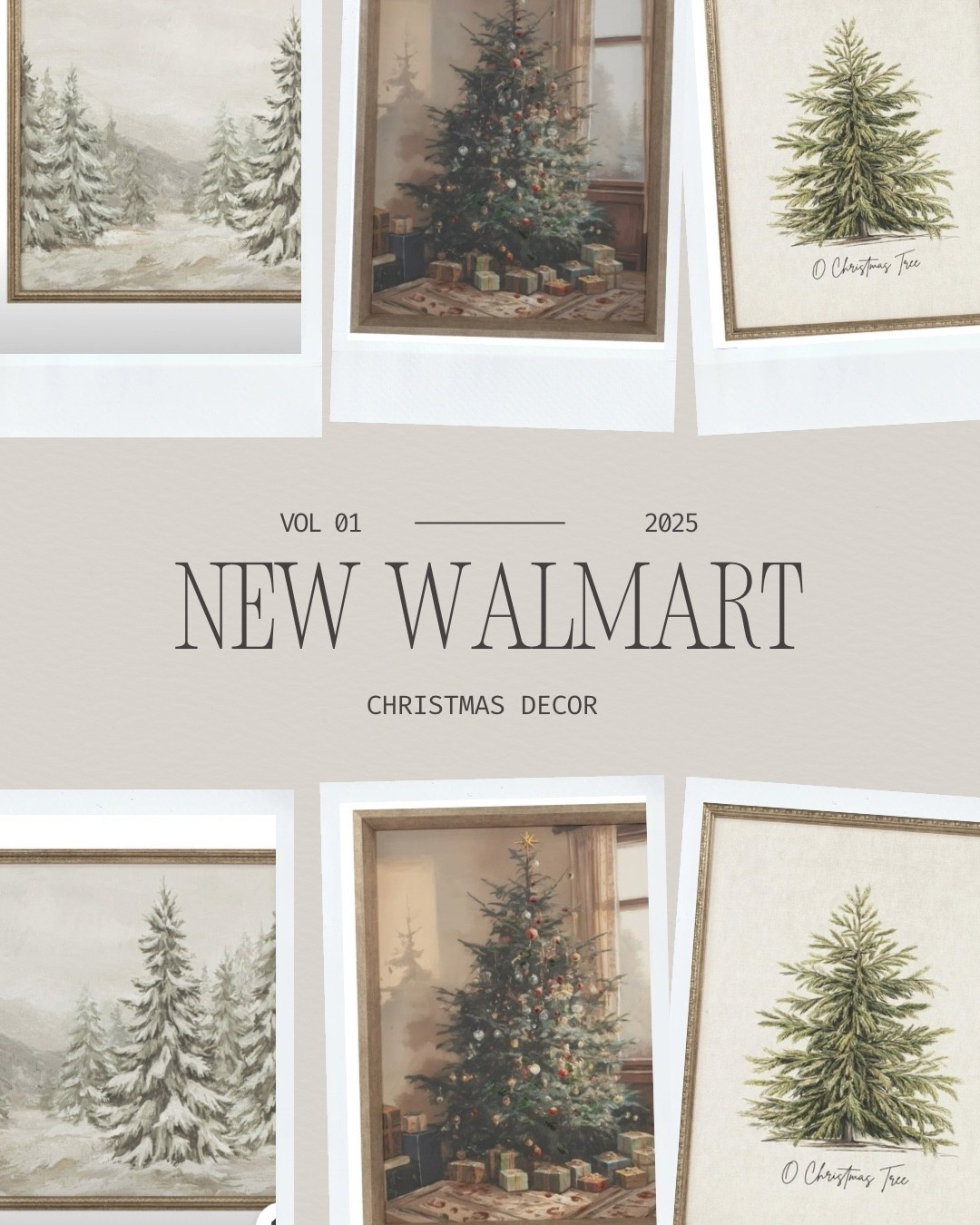 Walmart Christmas decor 

#LTKHome #LTKSeasonal