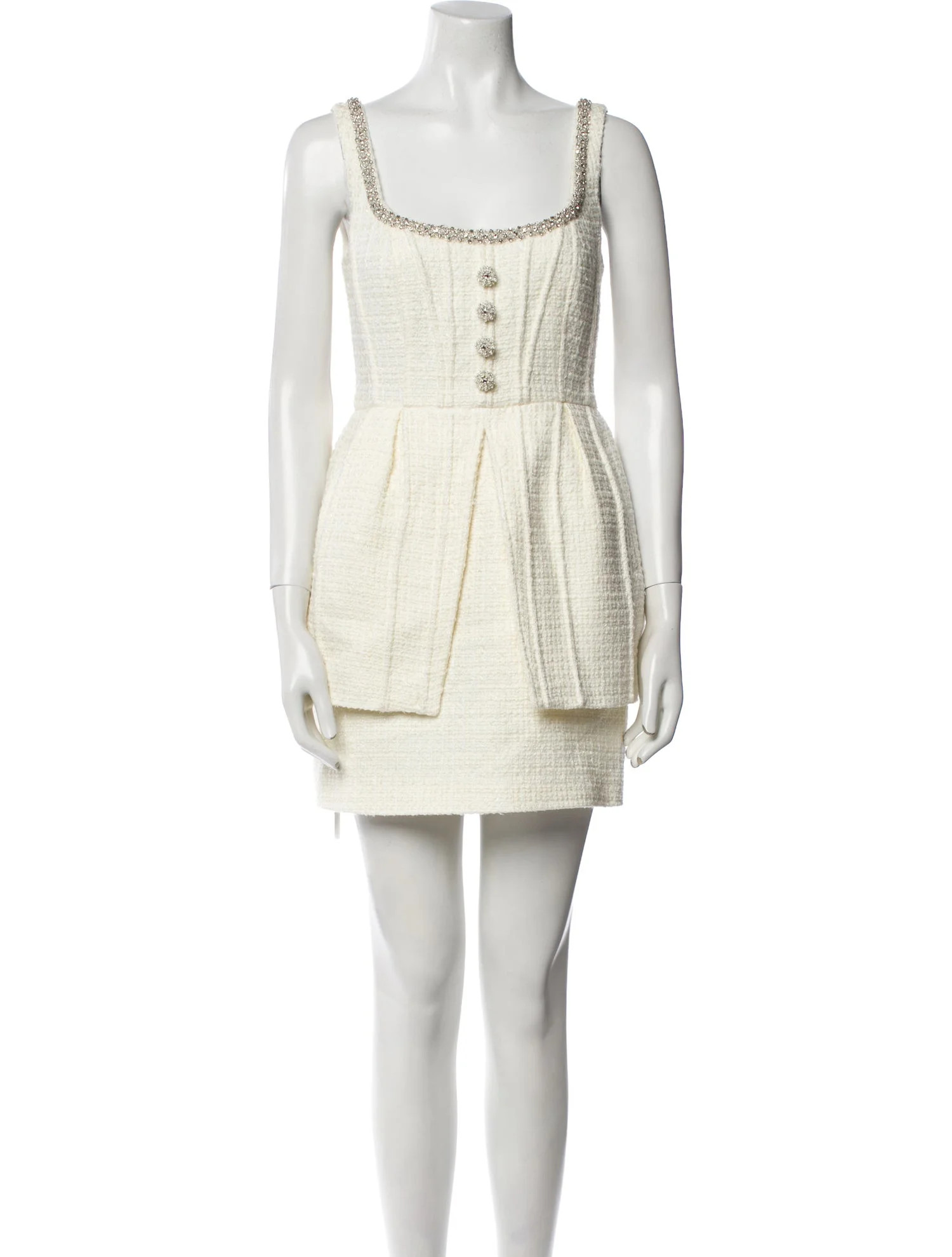 Tweed Mini Dress w/ Tags | The RealReal