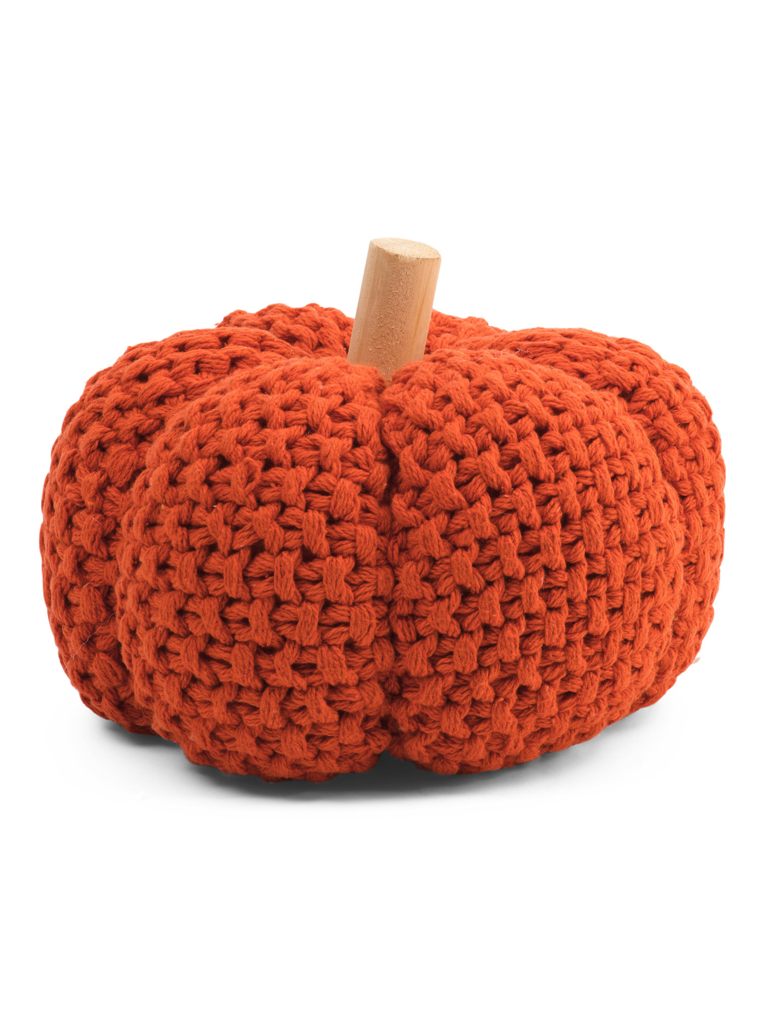 8.5in Macrame Pumpkin | TJ Maxx