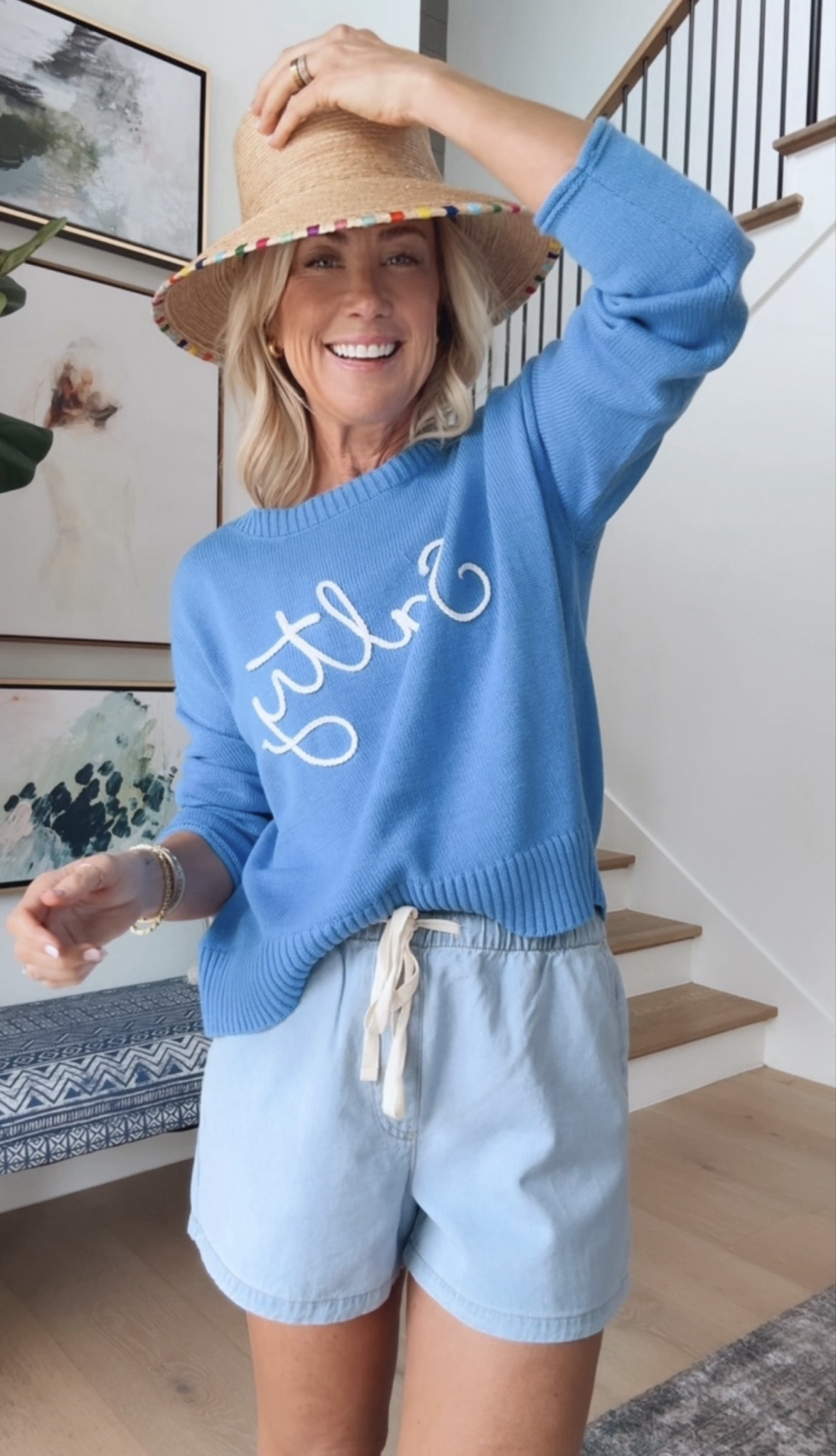 Obsessed with this whole fit! This ‘salty’ sweater is my new fave. 

Sweater: Small
Shorts: Small

#LTKootd #LTKSeasonal #LTKOver40