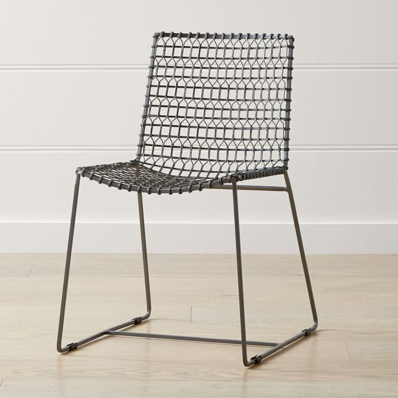 Tig Metal Dining Chair + Reviews | Crate and Barrel | Crate & Barrel