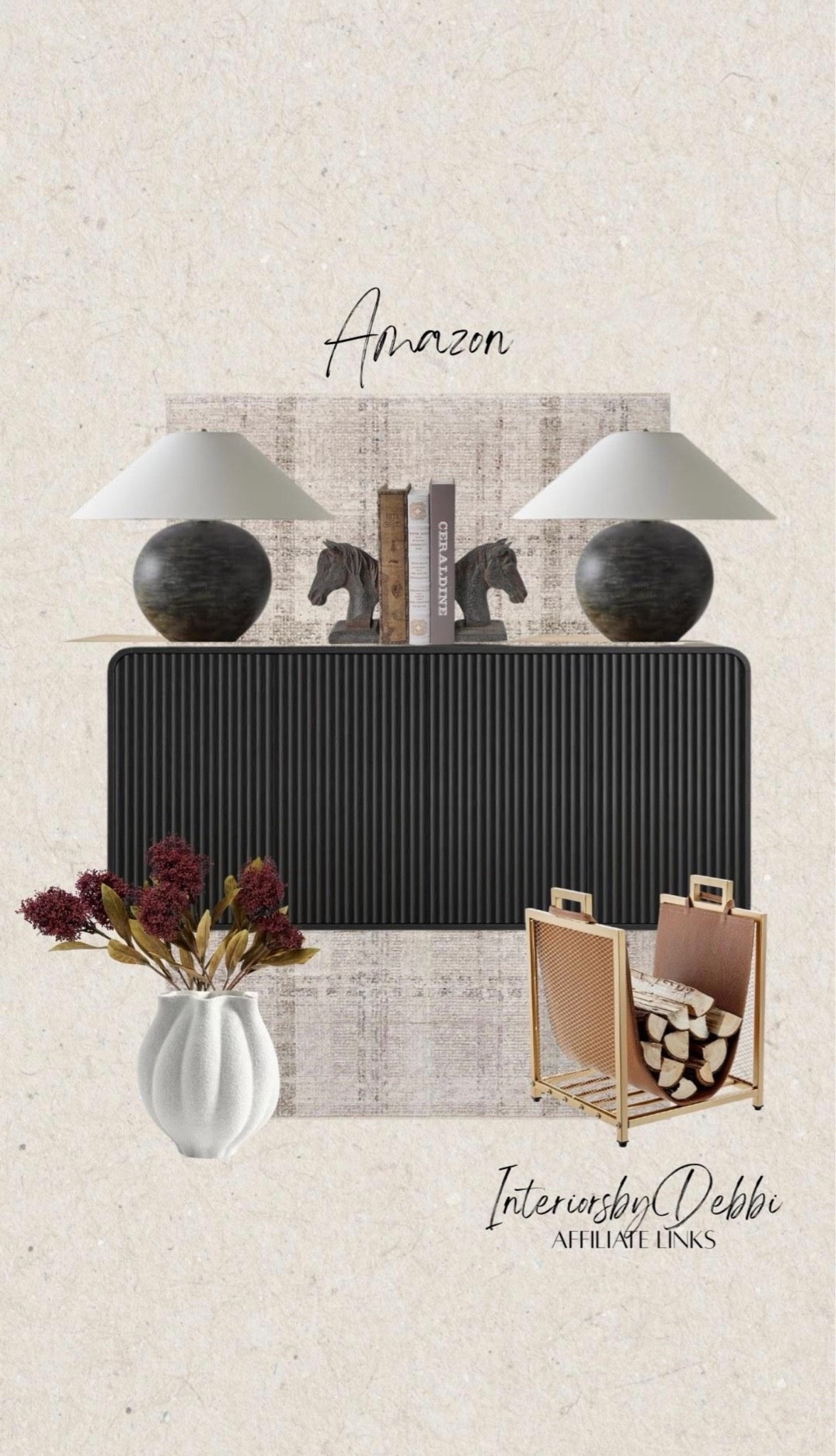 Amazon Finds
Console, area rug, lamps, bookends, vase, transitional home, modern decor, amazon find, amazon home, target home decor, mcgee and co, studio mcgee, amazon must have, pottery. barn, Walmart finds, affordable decor, home styling, budget friendly, accessories, neutral decor, home finds, buy new arrival, coming soon, sale alert, high end look for less, Amazon favorites, Target finds, cozy, modern, earthy, transitional, luxe, romantic, home decor, budget friendly decor #amazonhome

#LTKSeasonal #LTKHome