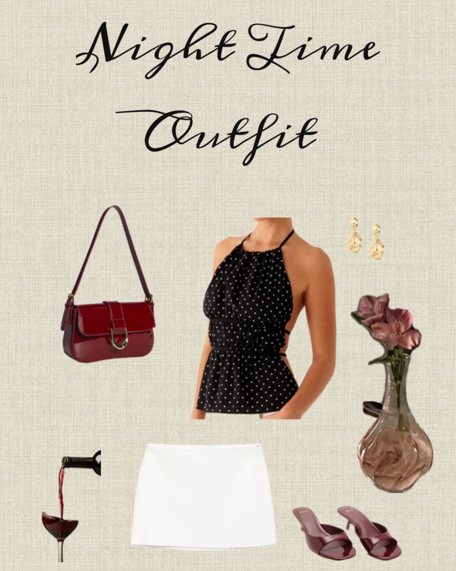 Cute nighttime outfit

Black polkadot shirt with white skirt and burgundy purse and kitten heels 

#LTKStyleTip #LTKFindsUnder100 #LTKSeasonal