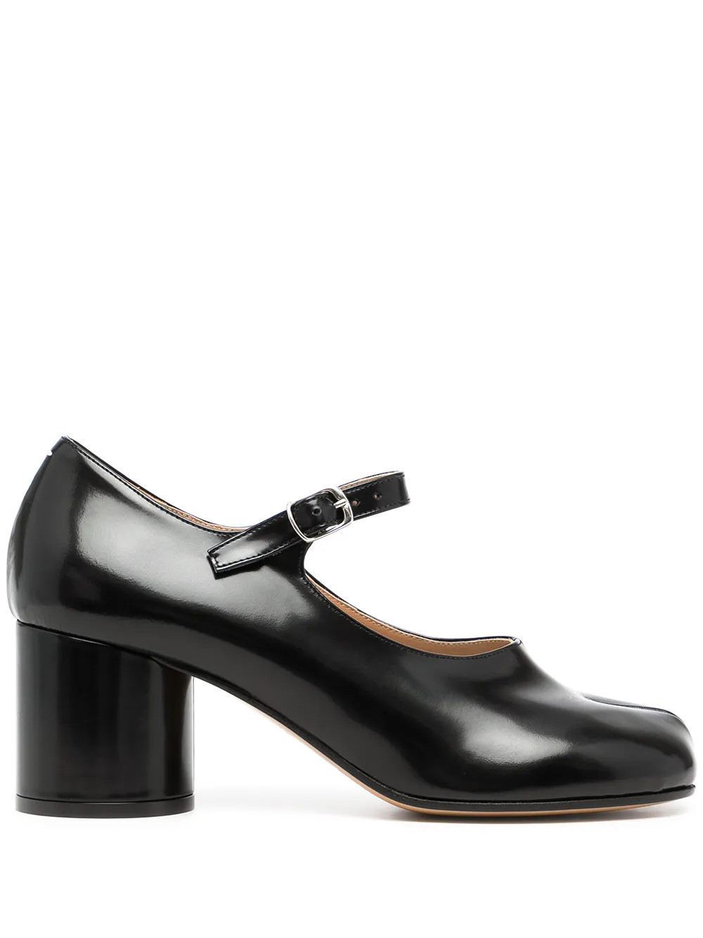 Maison Margiela Tabi 60mm Mary Jane Pumps - Farfetch | Farfetch Global