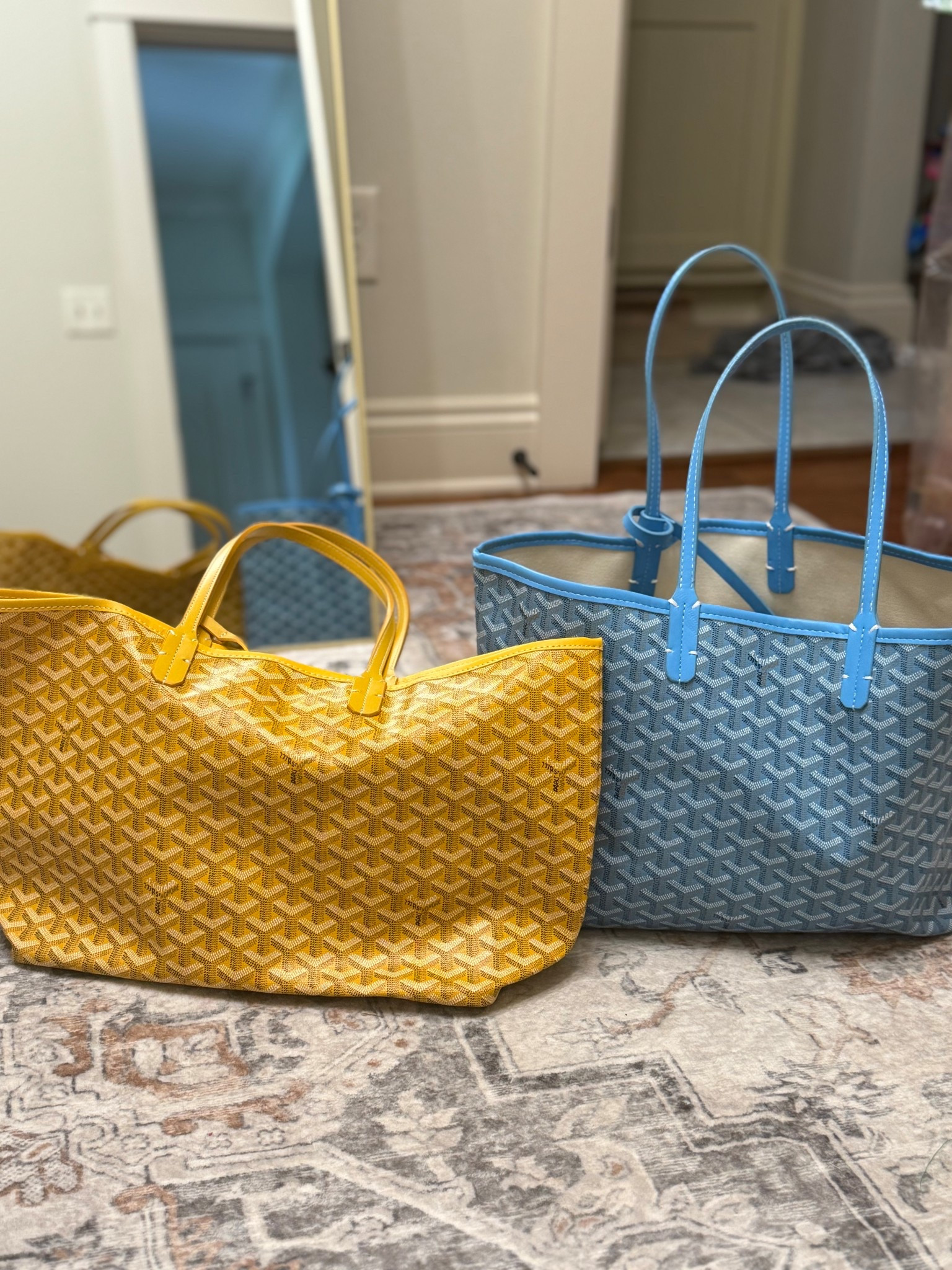 Amazon bags! Mine are size medium- color yellow and light blue and I just ordered the khaki! 

#LTKFindsUnder100 #LTKItBag #LTKStyleTip