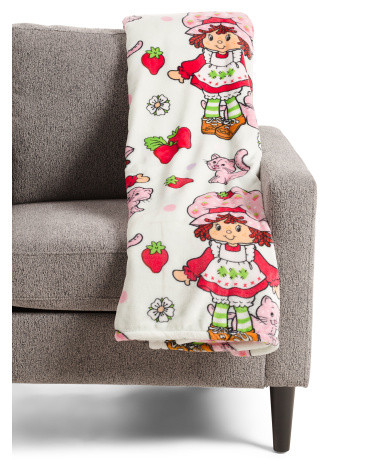 strawberry shortcake blanket  | Marshalls