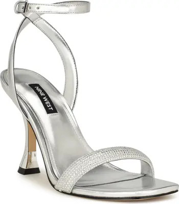 Nine West Nyra Embellished Ankle Strap Sandal (Women) | Nordstrom | Nordstrom