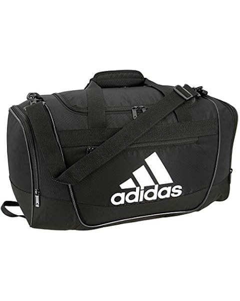 adidas Unisex Adult Defender 4 Duffel Bag, Black/White, Medium (66 L) | Amazon (US)