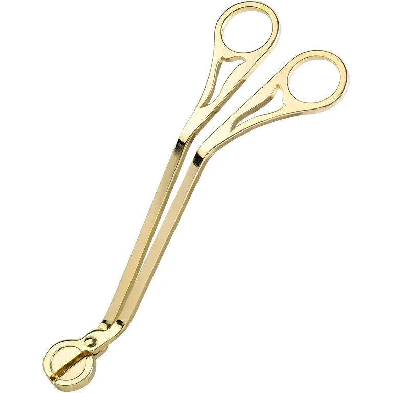 Candle Wick Trimmer, Stainless Steel Oil Lamp Scissor Cutter Tool Candle Accessories(Gold) | Walmart (US)