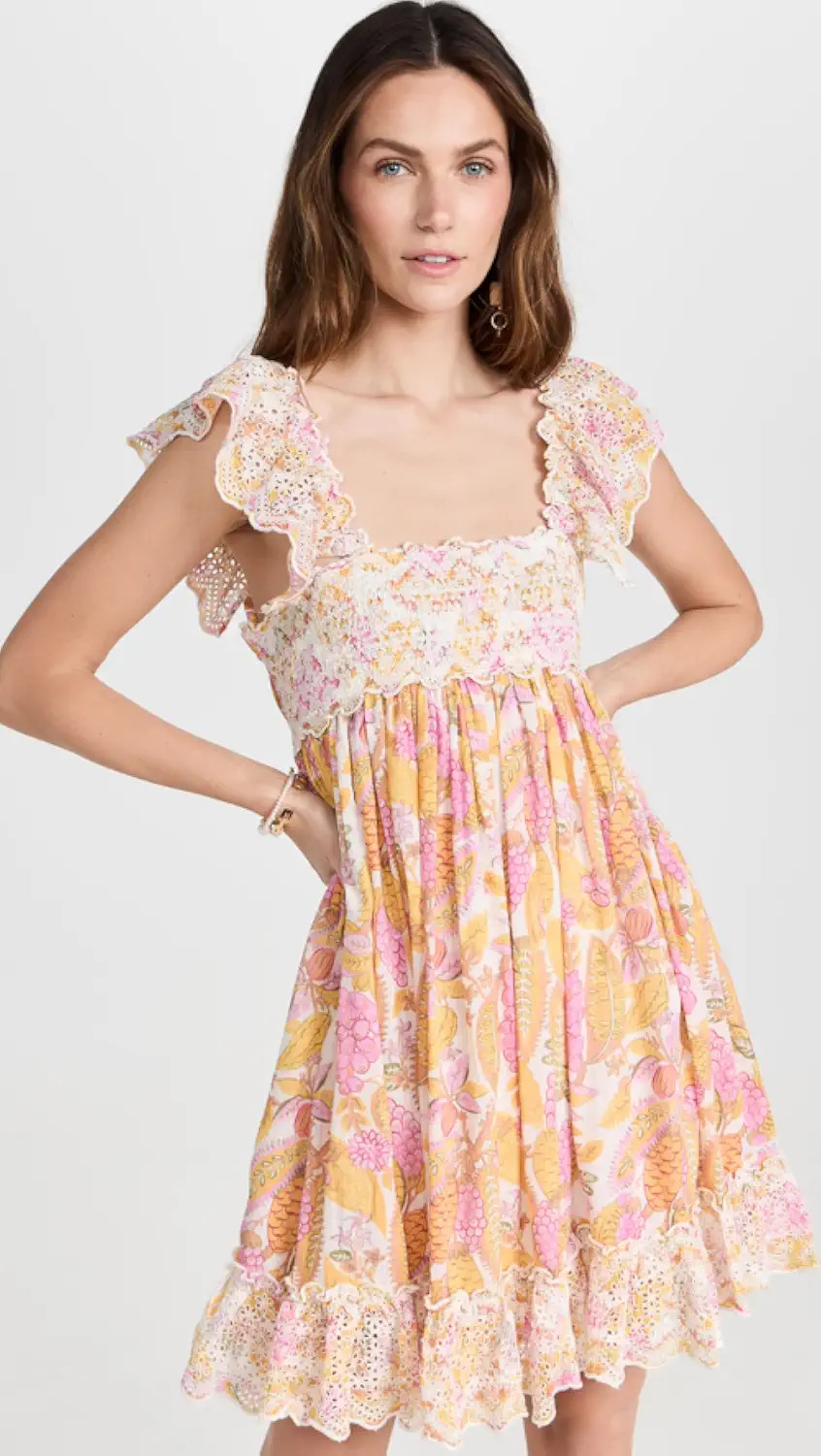 Cotton Slub Open Back Dress | Shopbop