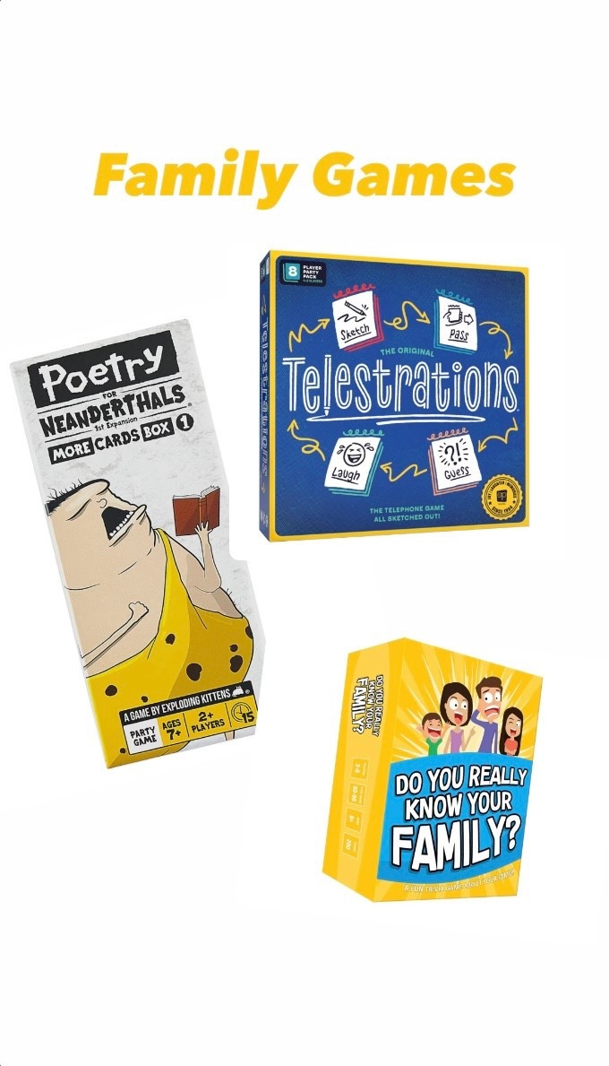Fun games for family and friends 

#LTKKids #LTKGiftGuide