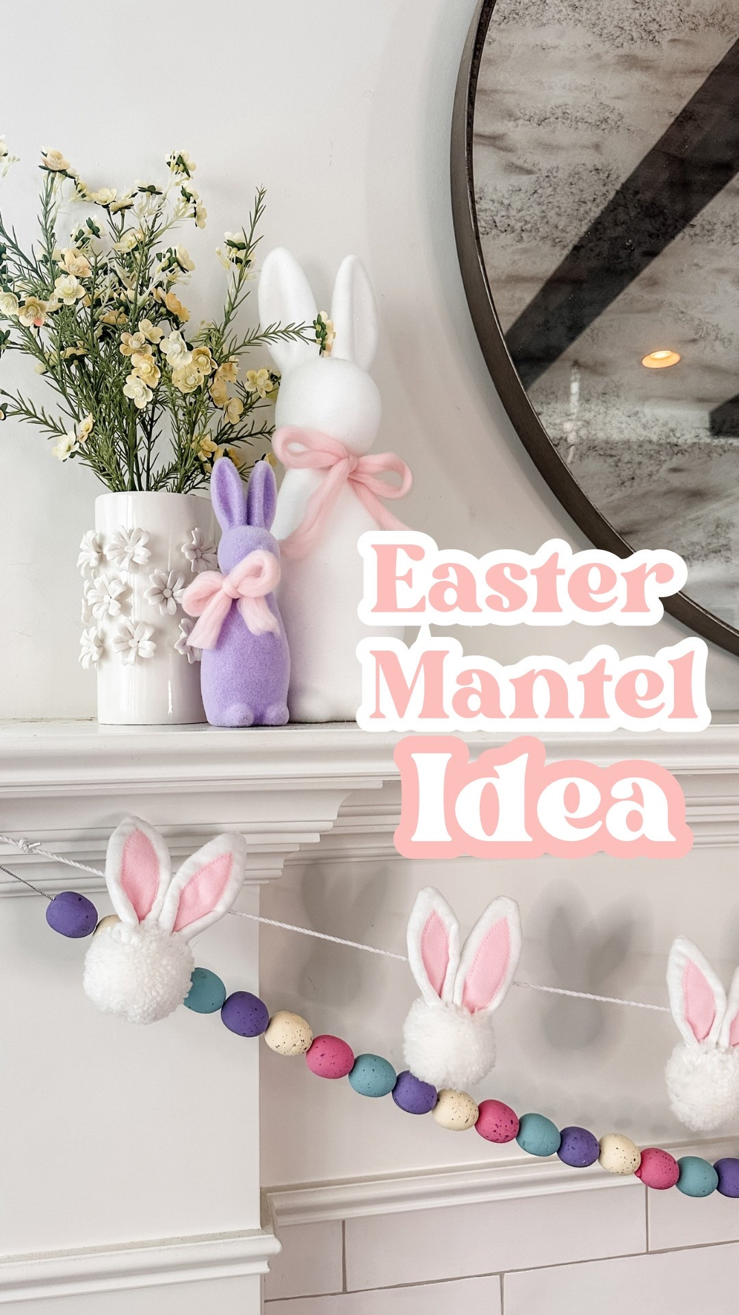 Simple but sweet Easter Mantel Idea 💕✨
#easterdecor #easter #eastermantel


#LTKSeasonal