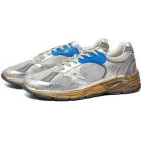 Golden Goose Men's Running Dad Sneakers in Silver/White, Size UK 10 | END. Clothing | End Clothing (US & RoW)