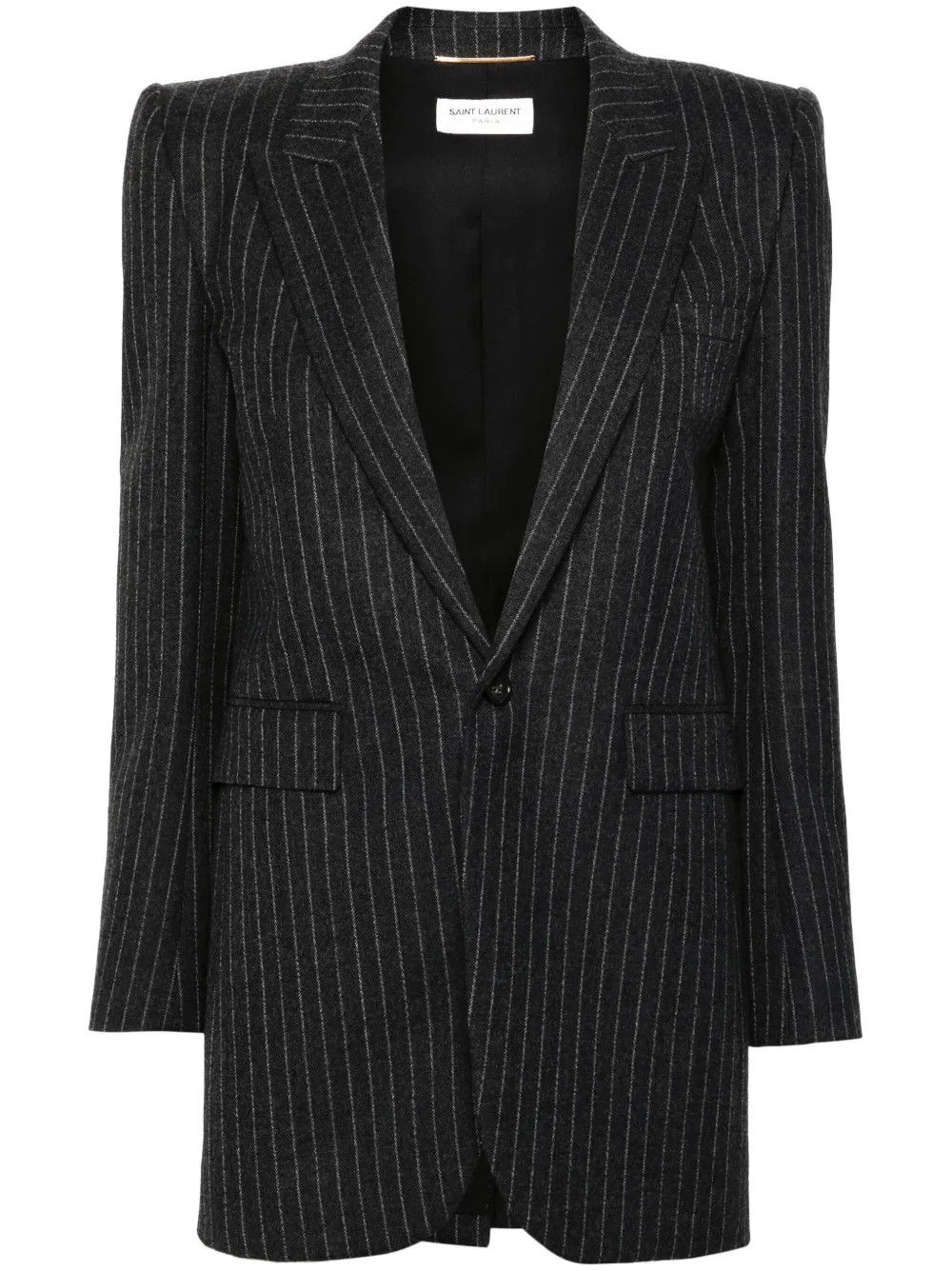 striped flannel blazer | Farfetch Global