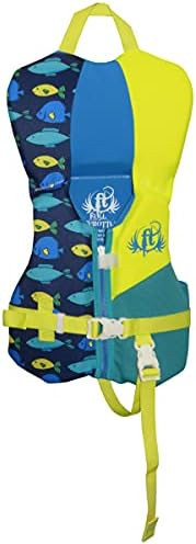 Full Throttle Infant Deluxe Neoprene Life Jacket, Green | Amazon (US)