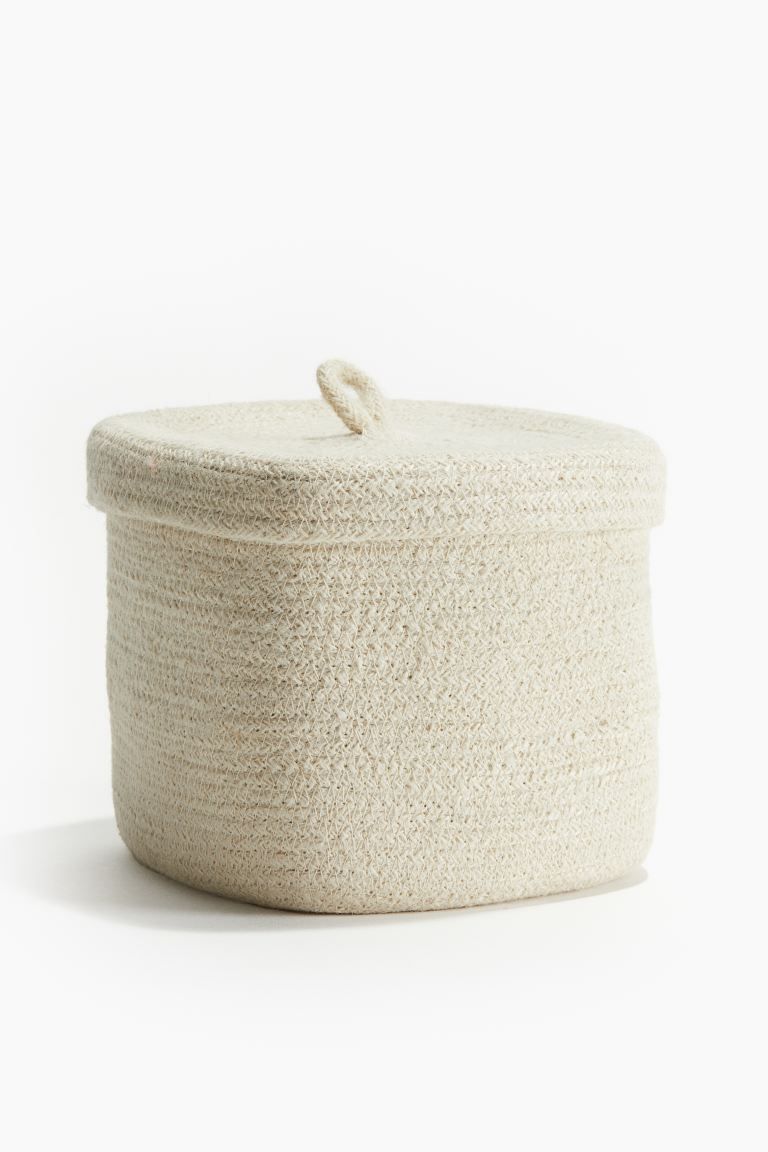 Small Jute Box - Natural white - Home All | H&M US | H&M (US + CA)