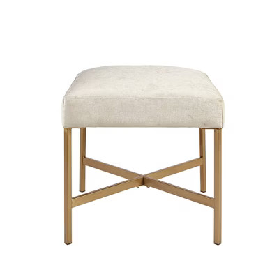Markus Accent Ottoman Cream - Martha Stewart | Target