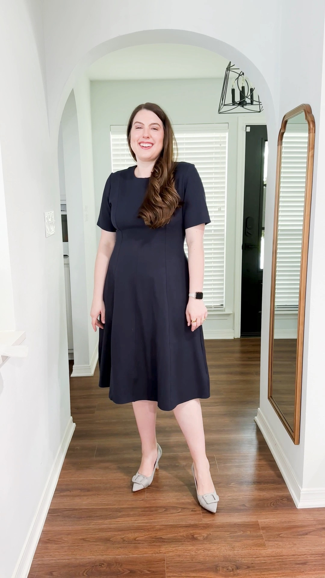 4 Navy Dresses You Need for Work 

1st: TTS
2nd: TTS
3rd: I size up, totally worth the price, I wear it all the time 
4th: TTS, might not be appropriate for all dress codes since it’s sleeveless 

Womens business professional workwear and business casual workwear and office outfits midsize outfit midsize style

#LTKootd #LTKWorkwear #LTKMidsize