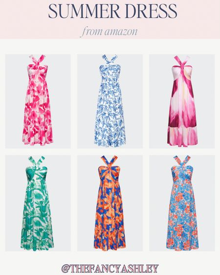 Cutest summer dress from Amazon and so many color options! Great for your beach vacation or date night! 

#LTKFindsUnder50 #LTKStyleTip #LTKSeasonal