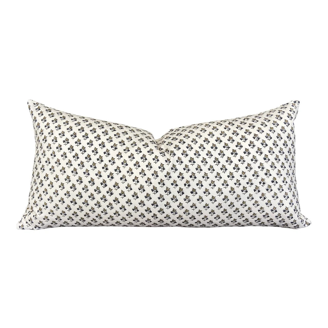 Designer Kettlewell Mobby in Camel LUMBAR Pillow Cover // Farmhouse Decor Pillow // Floral  Decor... | Etsy (US)