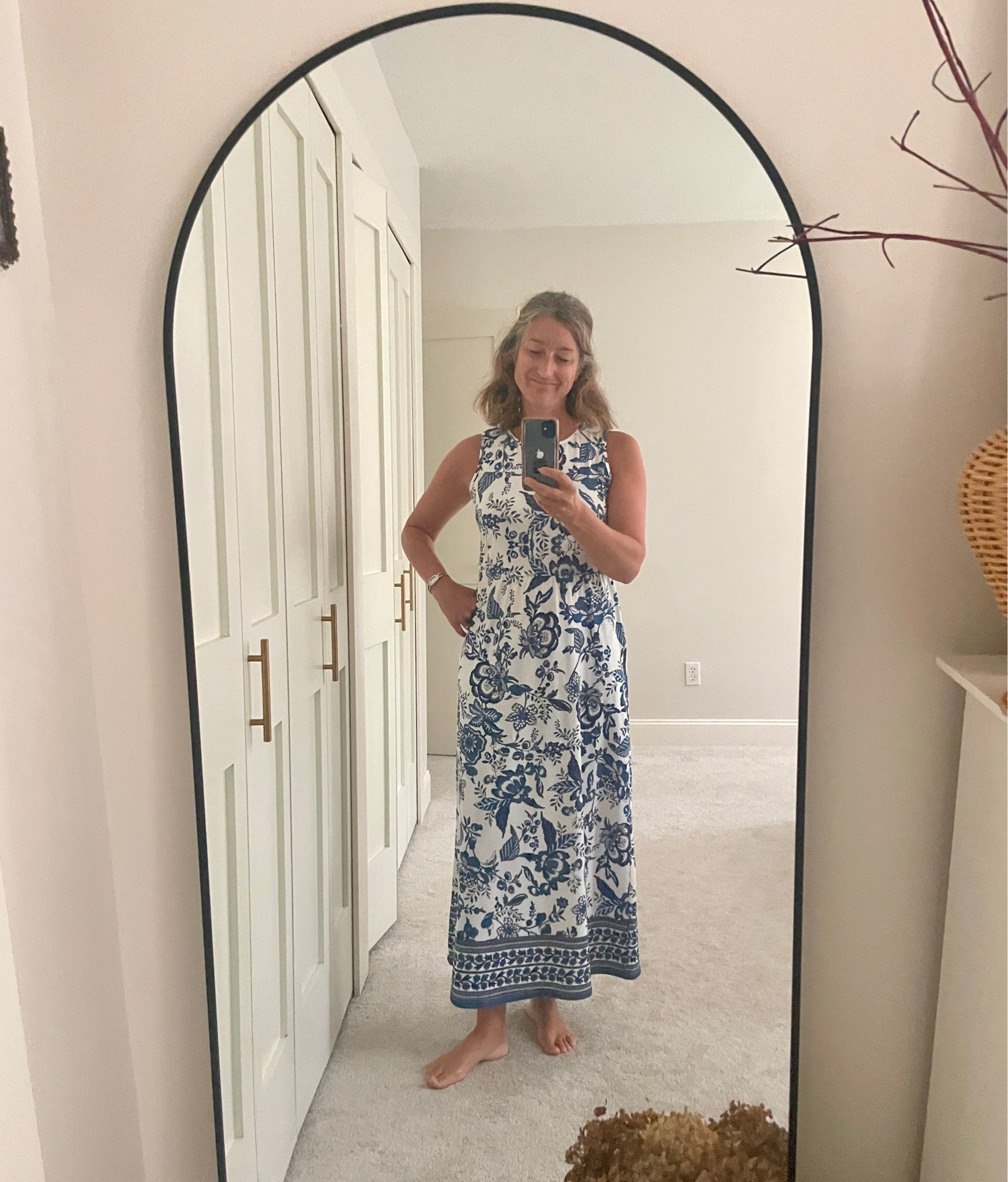 Amazon blue floral dress-perfect for summer and teaching.  Size small.  

Amazon summer dresses.  Floral dress.

#LTKmomlife #LTKOver40 #LTKSaleAlert