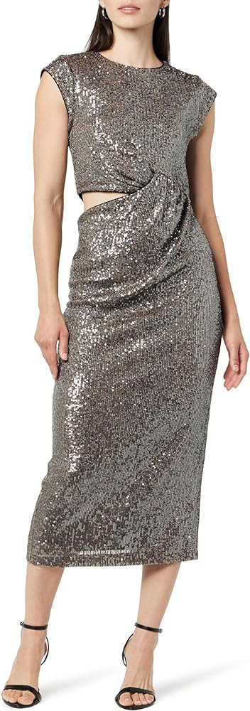 Women's Padma Cutout Sequin Midi Dress       
Material: Sequined | Amazon (US)