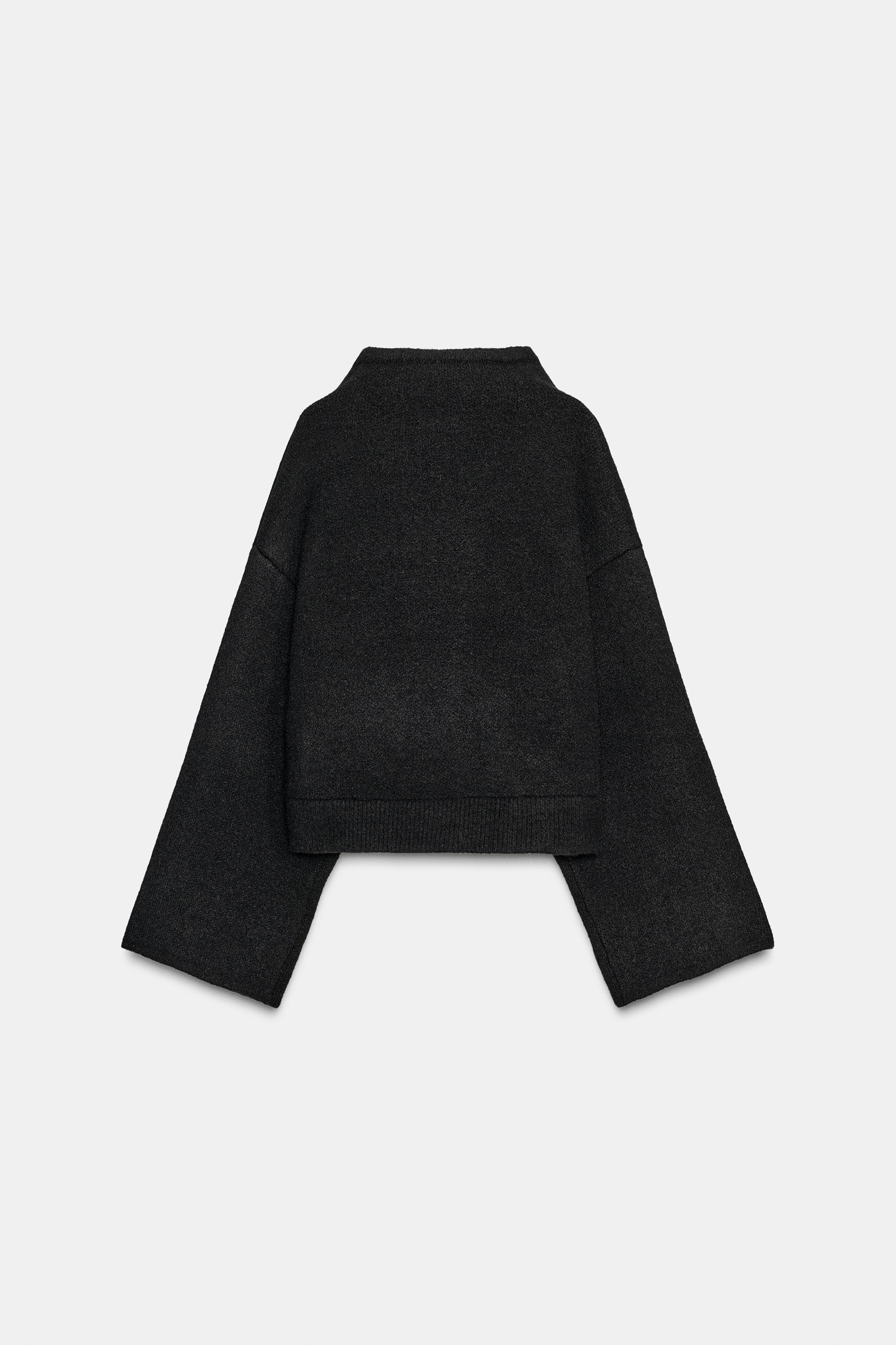 KNIT WRAP BOMBER JACKET | Zara US