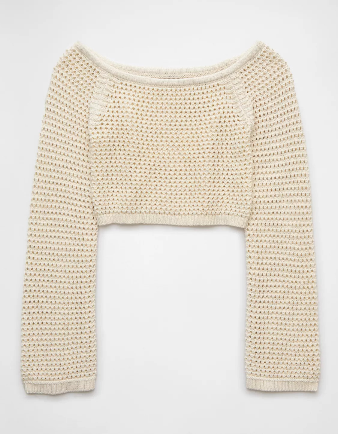AE Long-Sleeve Off-The-Shoulder Sweater | American Eagle Outfitters (US & CA)