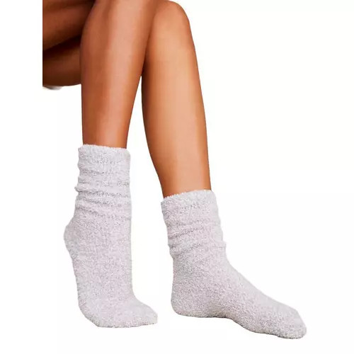 Women's Barefoot Dreams CozyChic Heathered Crew Socks | Scheels Sports