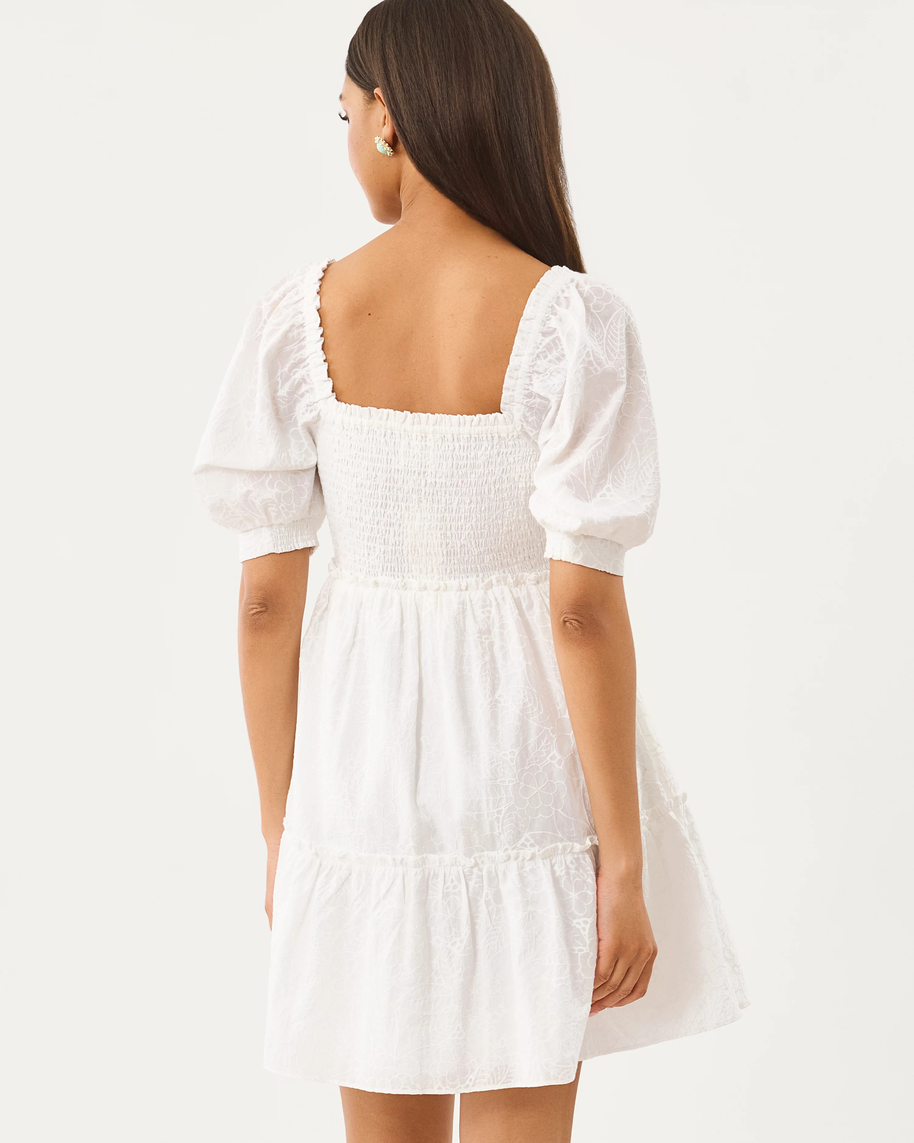 Hadly Short Sleeve Smocked Dress | Lilly Pulitzer