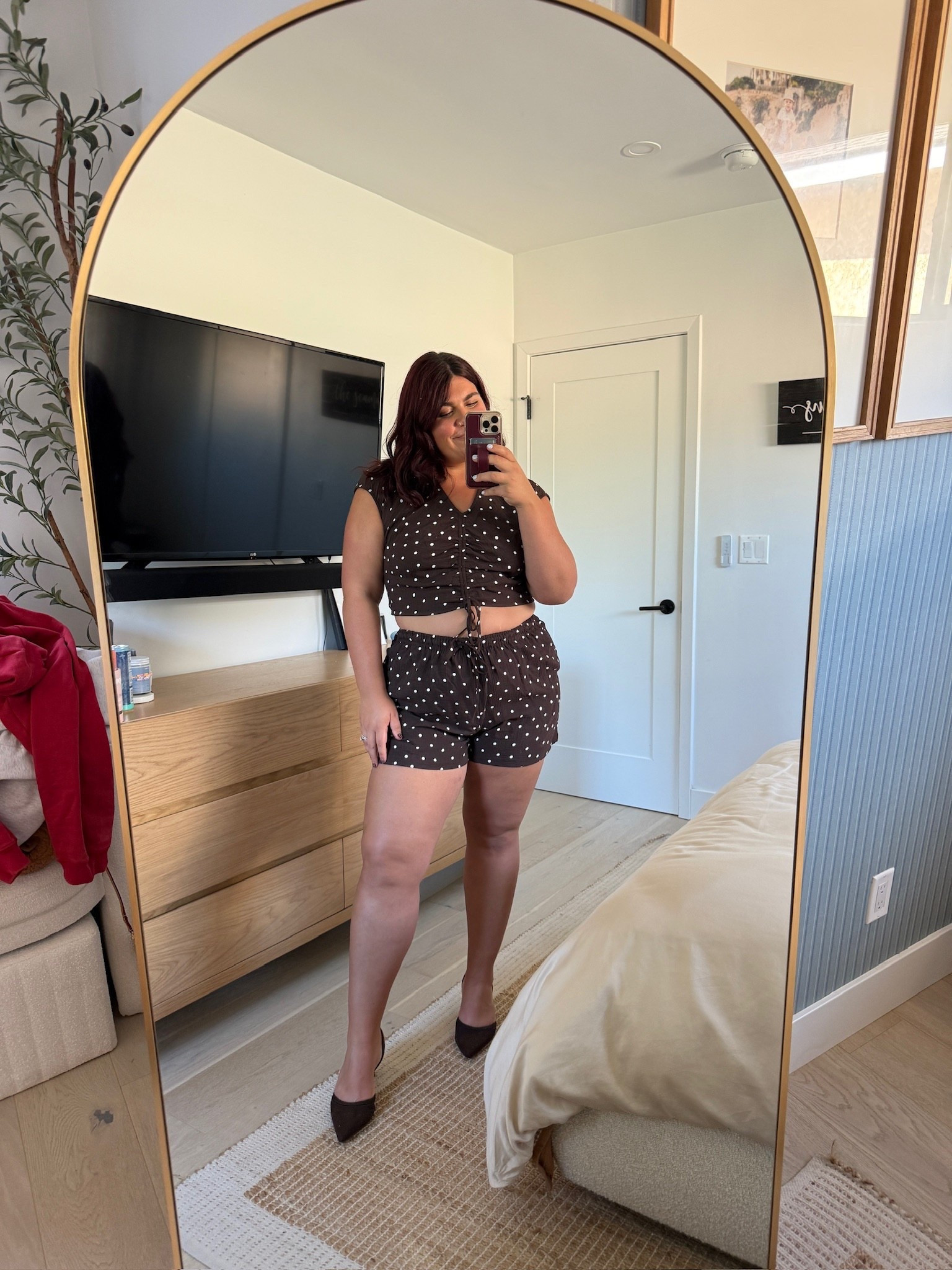 Brown polka dot matching set from @Target !!

#LTKMidsize